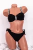 Costum de Baie Dama 2 Piese B24-4 Negru Gina Fashion