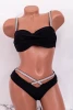 Costum de Baie Dama 2 Piese P24-3 Negru Gina Fashion