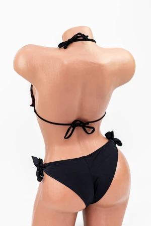 Costum de Baie Dama 2 Piese F62 Negru » MeiMei.Ro