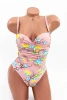 Costum de Baie Dama 2 Piese Y10-2 Roz Meina