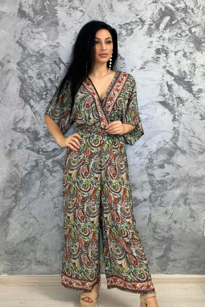 Salopeta Dama SW5283-4 Turcoaz-Visiniu Kikiriki