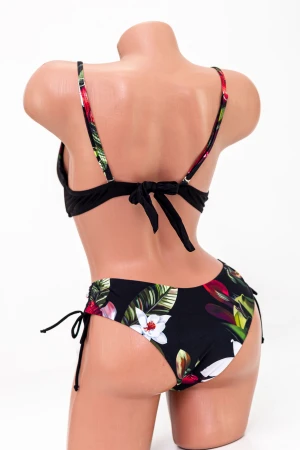 Costum de Baie Dama 2 Piese H08-2 Negru » MeiMei.Ro