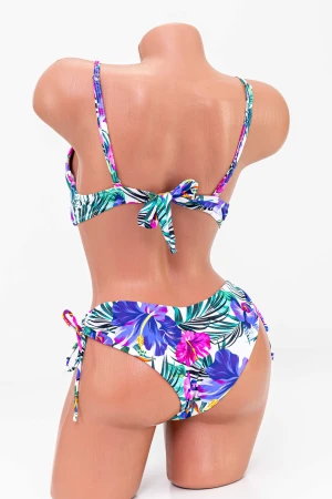 Costum de Baie Dama 2 Piese H20-1 Alb » MeiMei.Ro