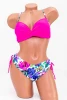 Costum de Baie Dama 2 Piese H20-2 Roz-Alb Meina