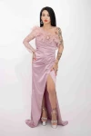 Rochie Dama R5016 Roz » MeiMei.Ro