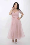 Rochie Dama RM3079 Roz Pudra » MeiMei.Ro