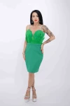 Rochie Dama R2308 Verde » MeiMei.Ro