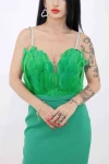 Rochie Dama R2308 Verde » MeiMei.Ro