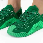 Pantofi Sport Dama 3WL9 Verde » MeiMei.Ro