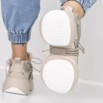 Pantofi Sport Dama cu Platforma M8 Maro » MeiMei.Ro