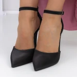 Pantofi Stiletto 3XKK10 Negru » MeiMei.Ro