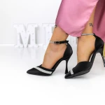 Pantofi Stiletto 3XKK23 Negru » MeiMei.Ro