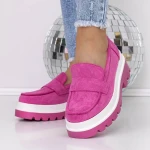 Pantofi Casual Dama 3LE20 Roz » MeiMei.Ro