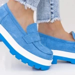 Pantofi Casual Dama 3LE20 Albastru » MeiMei.Ro