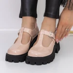 Pantofi Casual Dama 3LE21 Bej » MeiMei.Ro