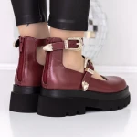 Pantofi Casual Dama 3LE22 Visiniu » MeiMei.Ro