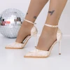 Pantofi Stiletto 3DC30 Champagne Mei