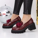 Pantofi Casual Dama 3LE23 Visiniu » MeiMei.Ro