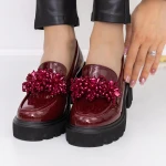 Pantofi Casual Dama 3LE23 Visiniu » MeiMei.Ro