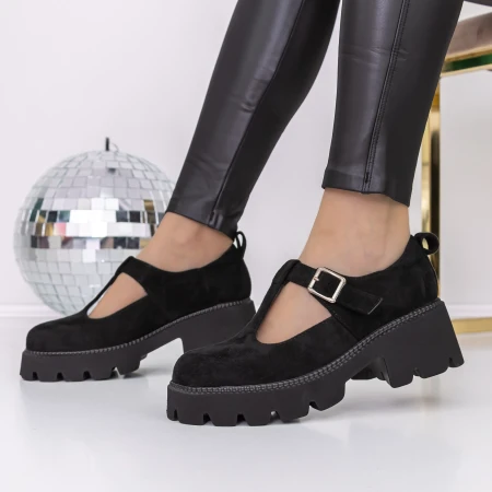 Pantofi Casual Dama 3LE21 Negru » MeiMei.Ro