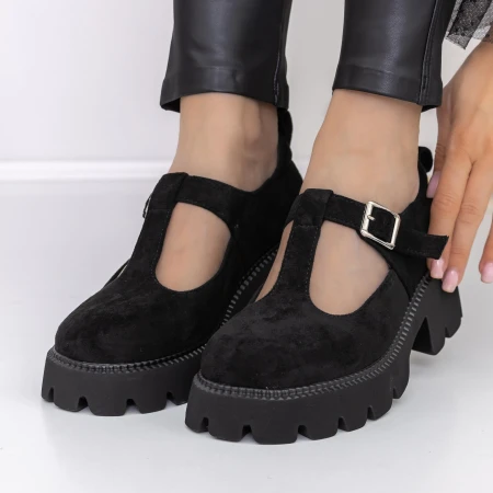 Pantofi Casual Dama 3LE21 Negru » MeiMei.Ro