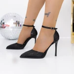 Pantofi Stiletto 3DC30 Negru » MeiMei.Ro