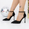 Pantofi Stiletto 3DC28 Negru Mei