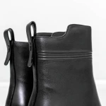 Botine Dama cu toc gros K107-55-B81A Negru » MeiMei.Ro