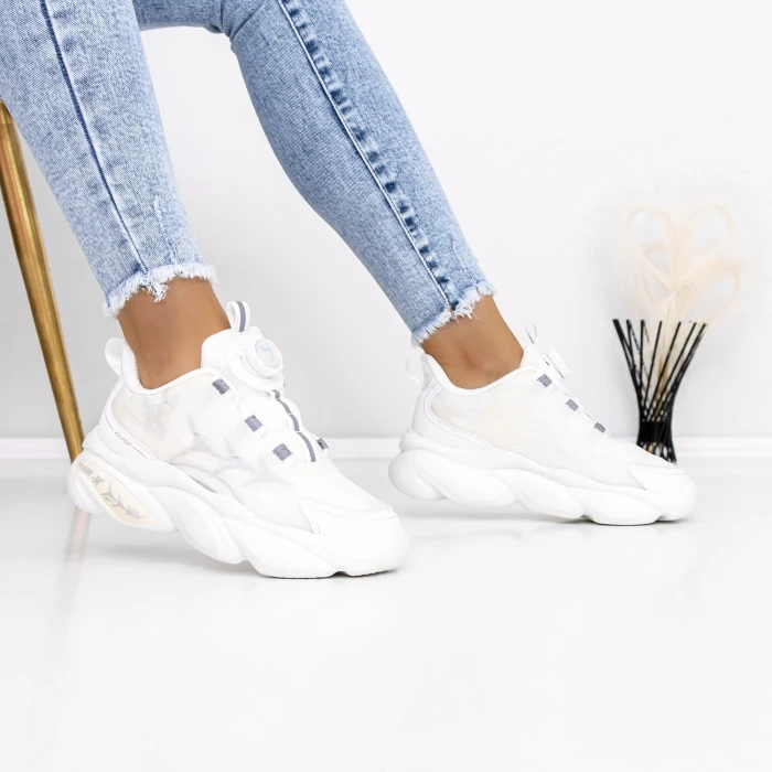 Pantofi Sport Dama 3J5 Alb » MeiMei.Ro