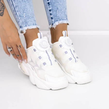 Pantofi Sport Dama 3J5 Alb » MeiMei.Ro
