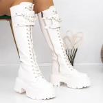 Cizme Dama 3WL22 Bej » MeiMei.Ro