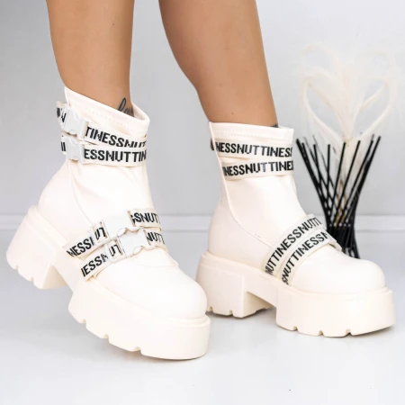 Ghete Dama 3WL36 Bej » MeiMei.Ro