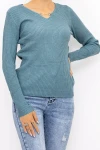 Bluza Dama D695 Albastru » MeiMei.Ro