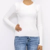 Bluza Dama D716 Alb | Fashion