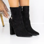 Botine Dama cu Toc gros 3XKK29 Negru » MeiMei.Ro