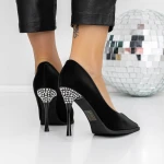 Pantofi Stiletto 3DC27 Negru » MeiMei.Ro