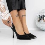 Pantofi Stiletto 3DC39 Negru » MeiMei.Ro