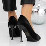 Pantofi Stiletto 3DC39 Negru » MeiMei.Ro