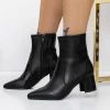 Botine Dama cu Toc gros 3ZYT2 Negru | Mei