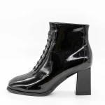 Botine Dama cu Toc gros 6612 Negru » MeiMei.Ro