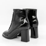 Botine Dama cu Toc gros 6612 Negru » MeiMei.Ro