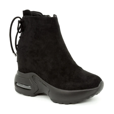 Pantofi Sport cu Platforma SJN220 All Black Mei