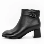 Botine Dama cu Toc gros 616770 Negru » MeiMei.Ro