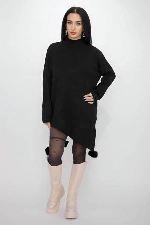Pulover Dama M2609 Negru » MeiMei.Ro