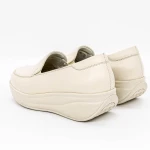 Pantofi Casual Dama 23686 Crem Formazione