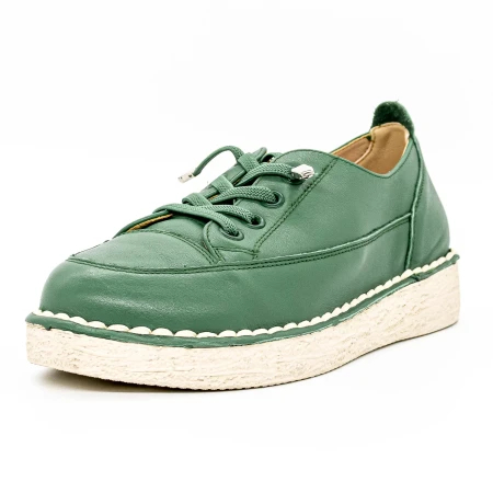 Pantofi Casual Dama 22-3321 Verde Formazione