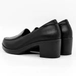 Pantofi cu Toc gros 1583-10 Negru » MeiMei.Ro