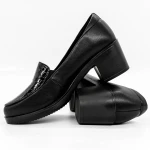 Pantofi cu Toc gros 1583-10 Negru » MeiMei.Ro