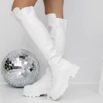Cizme Dama 3WL125 Alb » MeiMei.Ro