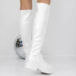 Cizme Dama 3WL125 Alb » MeiMei.Ro